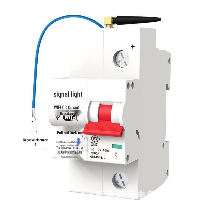 Smart WiFi DC Circuit Breaker: Tuya Wireless Remote Power Controller App