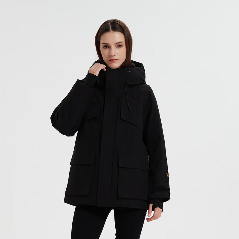 YALU RS YYQZ8388 Women's Slim-Fit Hooded Down Jacket