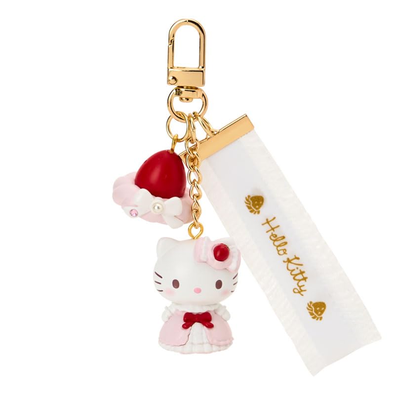 Sanrio Hello Kitty Strawberry Whipped Cake Keychain 284262