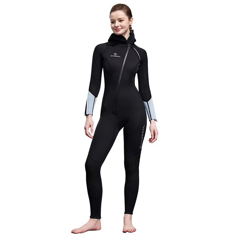 Men's 3MM Hooded One-Piece Wetsuit