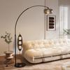 Minimalist Italian-Style Fishing Floor Lamp: Modern Luxury Bedside & Living Room Lighting