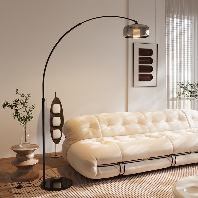 Minimalist Italian-Style Fishing Floor Lamp: Modern Luxury Bedside & Living Room Lighting