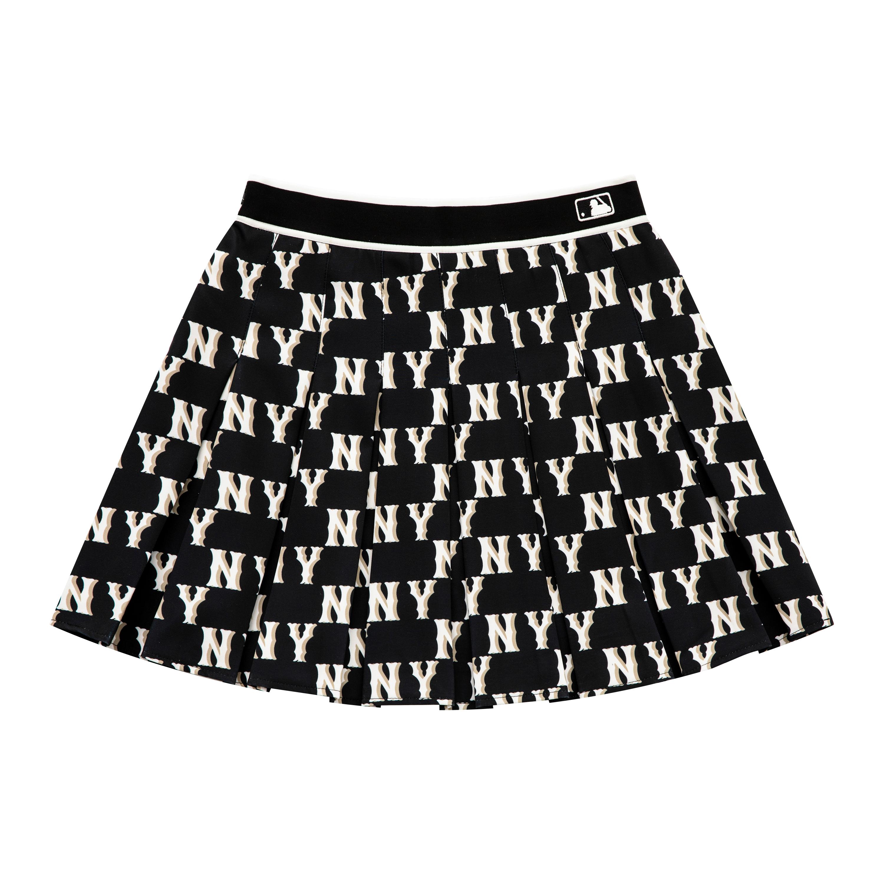 

New MLB New York Yankees Casual Short Skirts Women s Black 3FSKM0133-50BKS S