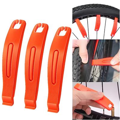 3uds Palanca de Neumático de Bicicleta Palanca de Bicicleta Herramienta de Extracción Portátil Herramienta de Reparación de Neumáticos de Rueda de Bicicleta de Montaña y Carretera Accesorios de Ciclismo