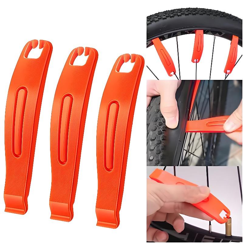 3pcs Bicycle Tyre Tire Lever Bike Crowbar Removal Tool Portable Mountain Road Bike Wheel Tire Repair Tool Cycling Acssories