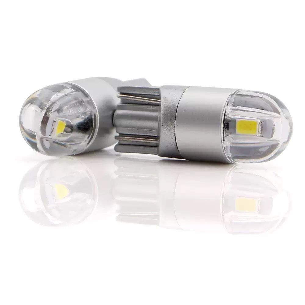 2/10pc Car LED T10 Bulbs W5W Canbus 3030SMD for Car Parking Position Lights Reading Dome Lamp License Plate Light Bulb White Red Bulbs 7