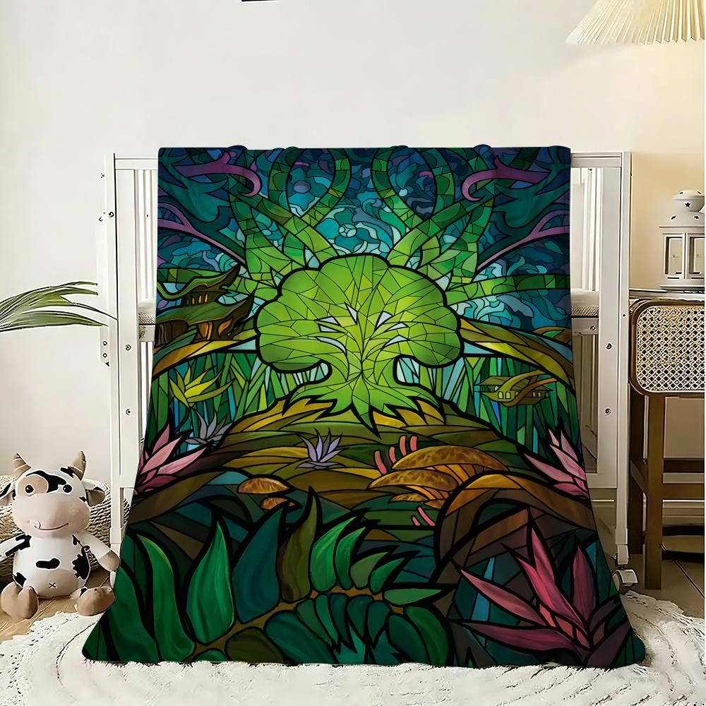 Magic The Gathering Throw Soft Flannel Throw Blanket, Lightweight Breathable Summer Nap Blanket For Sofa Home Travel Cozy Decor