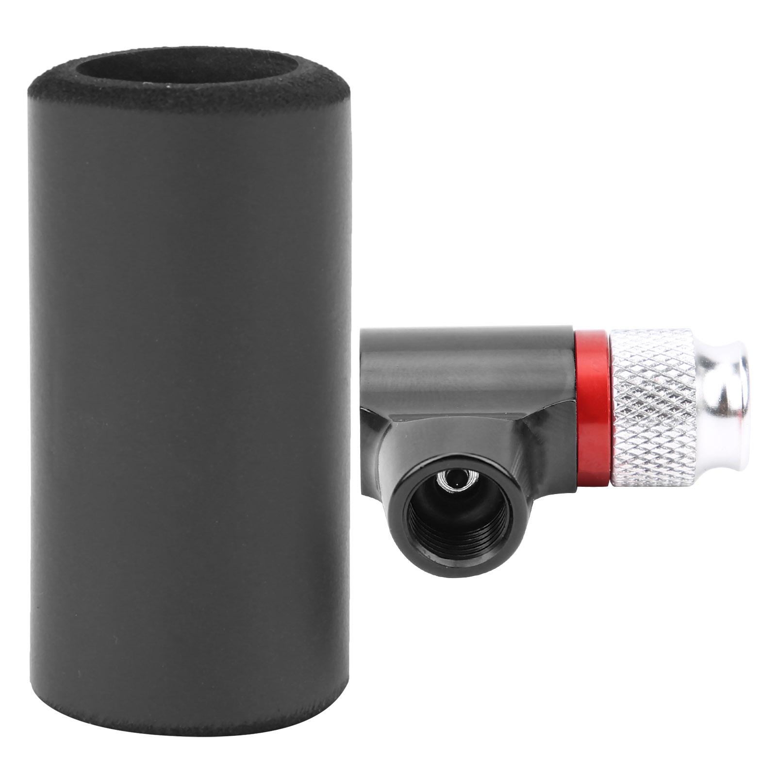 Bike Tire Portable Manual CO2 Inflator Tire Pump Mouse with Sponge Sleeve