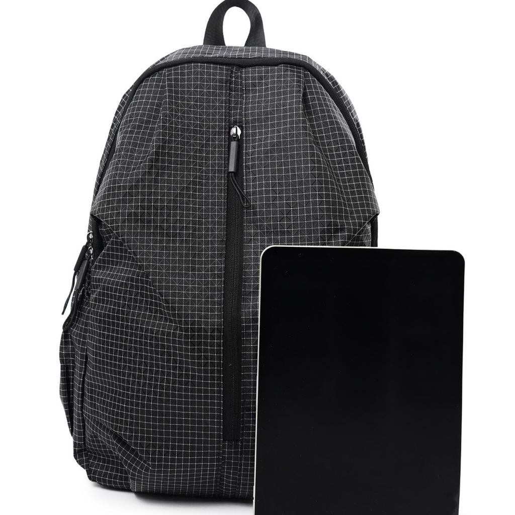 Schoolbag New Plaid Ultra Light Student School Bag Casual College Student Computer Bag Simple Large Capacity Outdoor Mountaineering Backpack