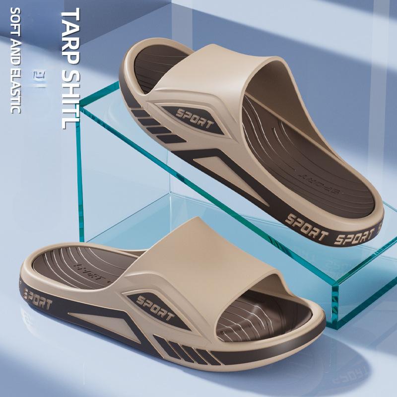 

Летние новые пары носят спортивные пляжные сандалии мужские нескользящие шлепанцы дома на открытом воздухе для отдыха на природе 44-45 хаки