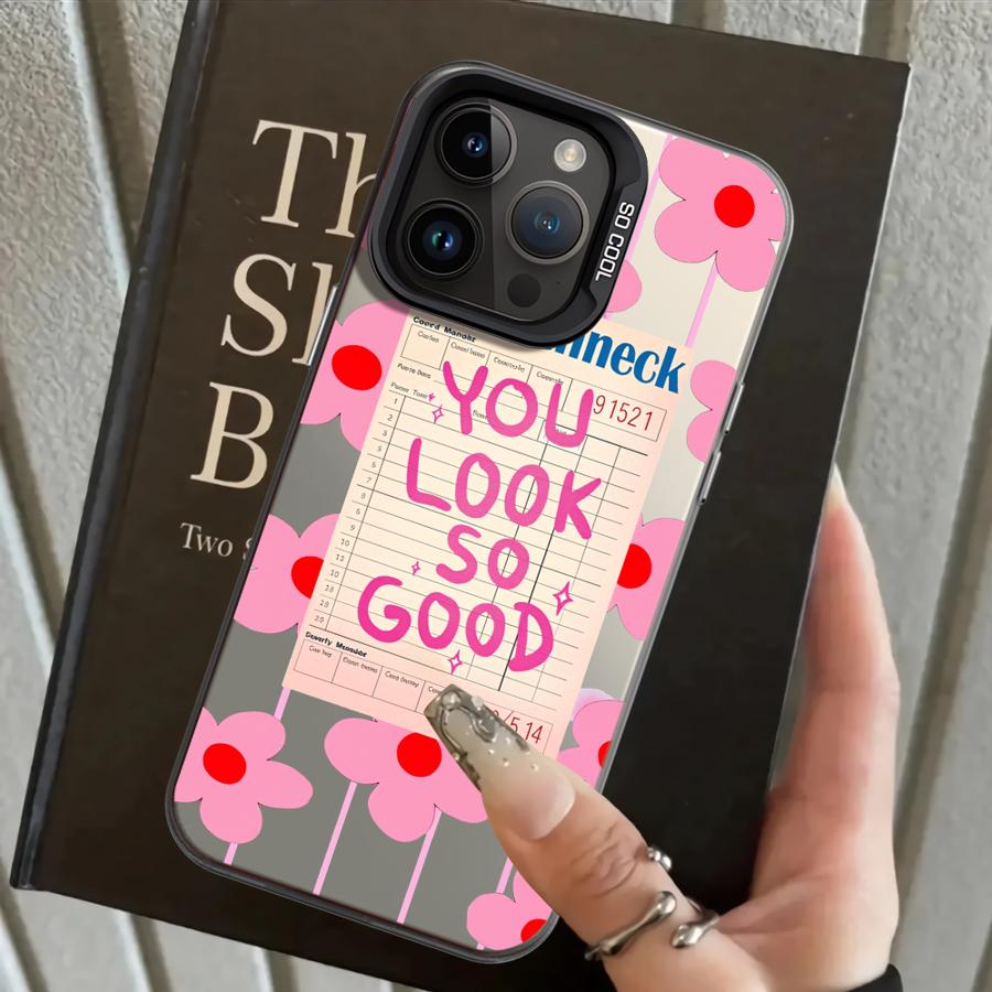 Case for iPhone 17 Pro Max 15 Plus 12 16 Air 13 Pro XS 11 14 XR Back Phone Cover Creative Text You Look So Good