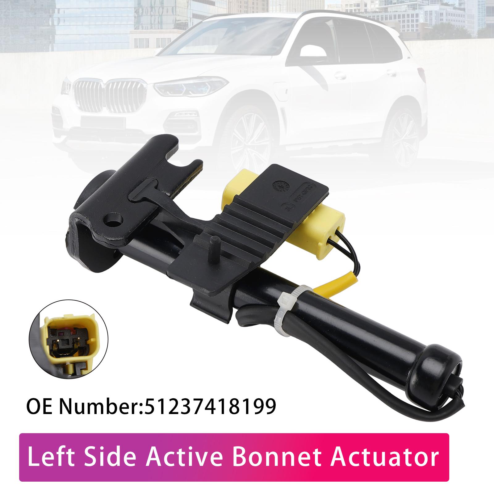 

Left Side Active Bonnet Actuator 51237418199 for BMW X5 G05 X6 G06 X7 2017-2020