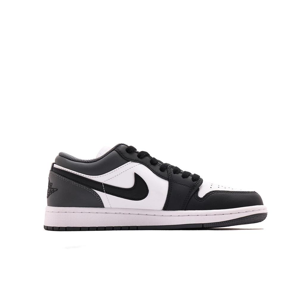 Jordan Air Jordan 1 Coverage Low Top Vintage Basketball Shoes Unisex Black White 553558-152(Team15-)