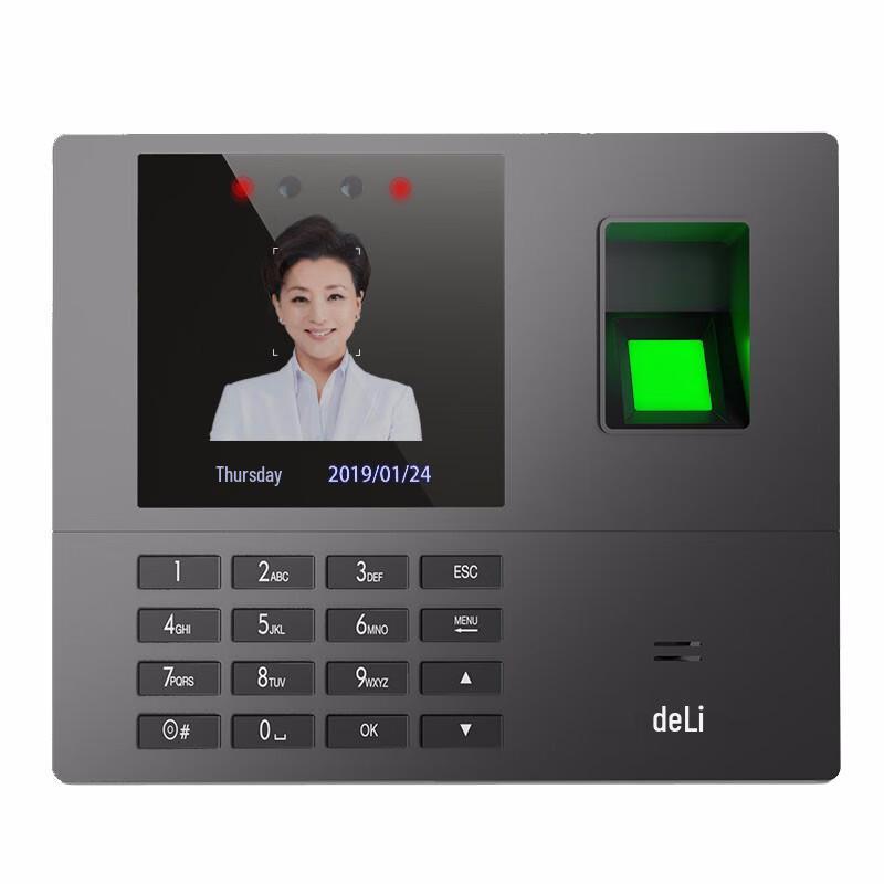 Deli 34521 Face and Fingerprint Attendance Machine