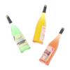 3Pcs/Set 1/12 Dollhouse Miniature Mini Simulation Wine Bottle Model Decor Toys