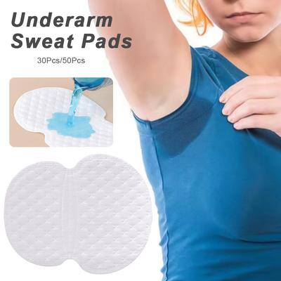 30/50pcs Disposable Armpit Sweat Absorbing Patch Thin Odor Removing Armpit Sweat Absorbing Patch Deodorant Pad Armpit Stickers