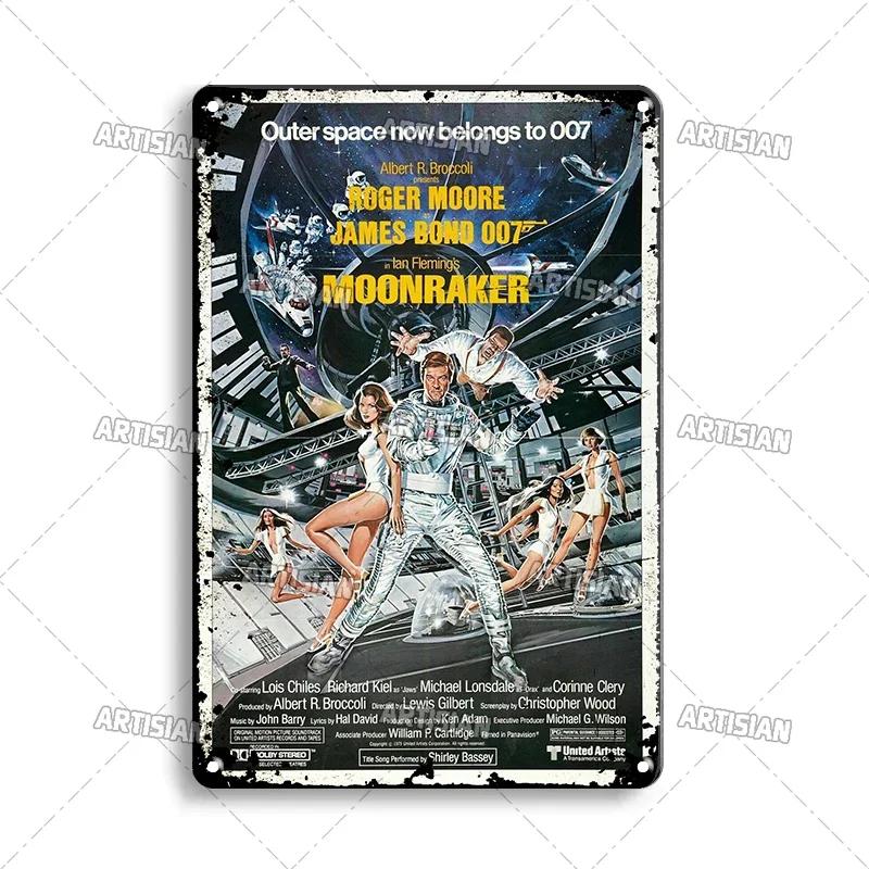 Movie Decorative Plate Rusty Metal Tin Sign Bar Home Club Industrial Decor Vintage Metal Plaque Film Poster Board Wall Signs