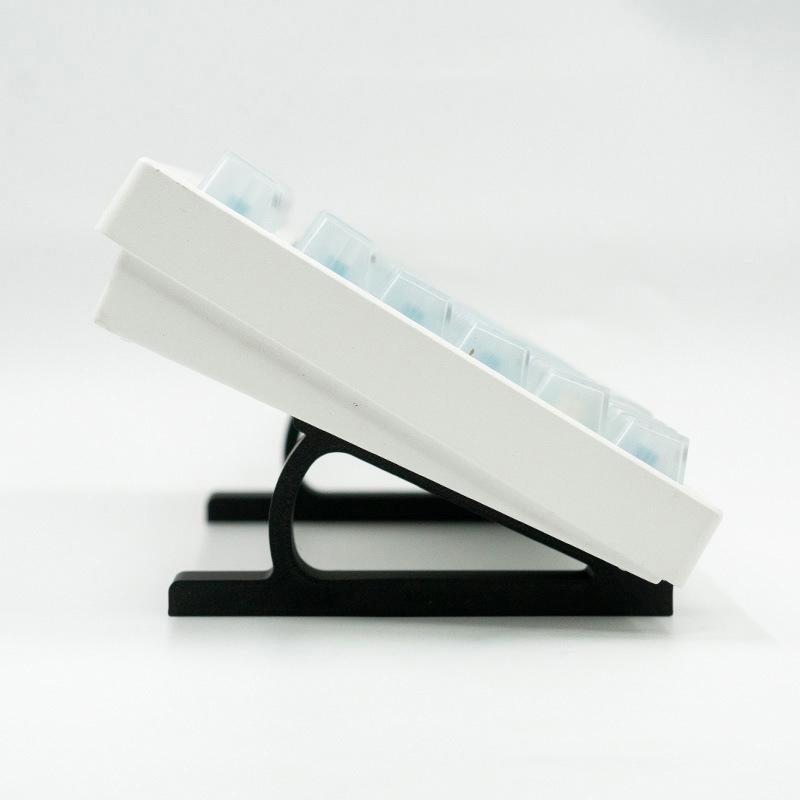 1Pair Portable Keyboard Elevated Stand Plastic Computer Keyboard Riser Raised Keyboard Angle Monitor Holder For Office Home
