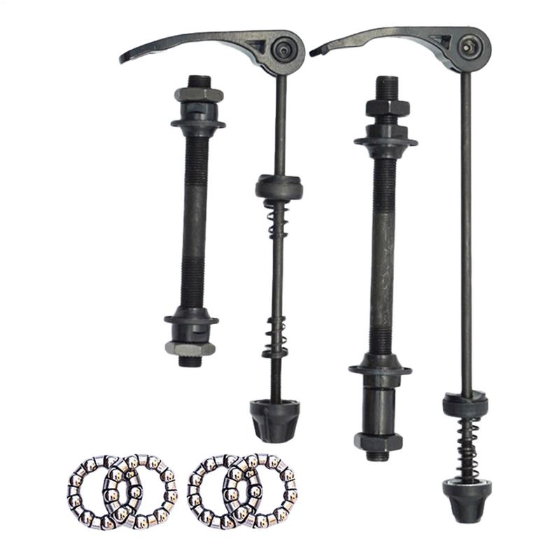Bike Bicycle AxleFront Rear Quick Release Skewers With 25mm 1/4 Hub Bearings For 6 7 8 Speed Universal Bicycle Parts