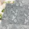 3D Embroidered Floral Lace Fabric for Dresses and Children's Clothing
