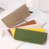 Unisex PU Leather Sunglasses Protective Case Fashion Portable Glasses Bag Reading Eyeglasses Pouch Solid Color Eyewear Protector