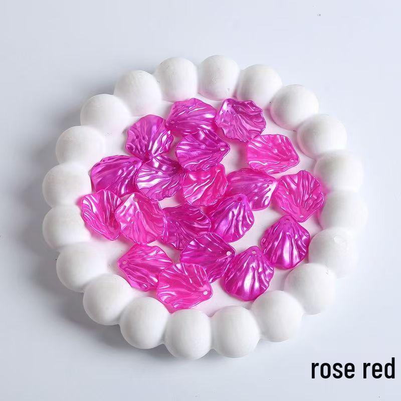 

Camellia Seashell Pearlescent Cabbage Leaf Jewelry Accessories 17*19mm approx. 1160 pieces/kg