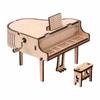 Ornaments Wooden Toys Mechanical 3D Puzzle Wooden Puzzle Piano Music Box Model Kits Assembling Toy