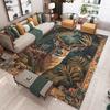 Rustikální koberec s potiskem jelena z džungle, dekorace obývacího pokoje, chodba, velký rozměr, měkký, dekorační koberce, ložnice, domov, hotel, podlahová rohož, pratelný