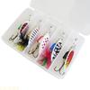 A1A2 5Pcs Fishing Spoons Lures Sequins Baits Casting Fish Lures Baits Fishing Lures