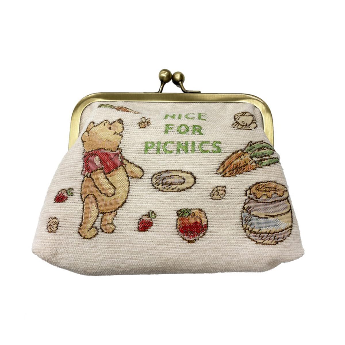 

Marushin Disney Винни Милый для Мелких Вещей 2335042500 Кошелек, Пух, Пикник, Подарок, День Рождения, Макияж, Косметика, Держатель,