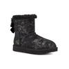 (WMNS) UGG Mini Bailey Bow Glimmer Black Women's 1125795-BLK