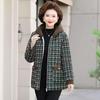 Women's Hooded Plush Lamb Fleece Jacket - Thick, Warm, Versatile Short Coat with Plaid Design