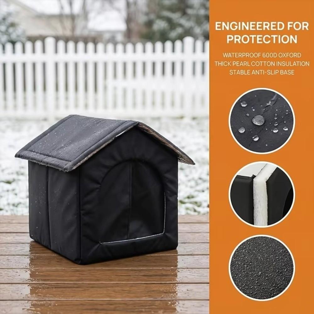Winter Cat House Warm Small Dog House Outdoor Indoor Cat Bed Pet Shelter  For Small Pet Supply