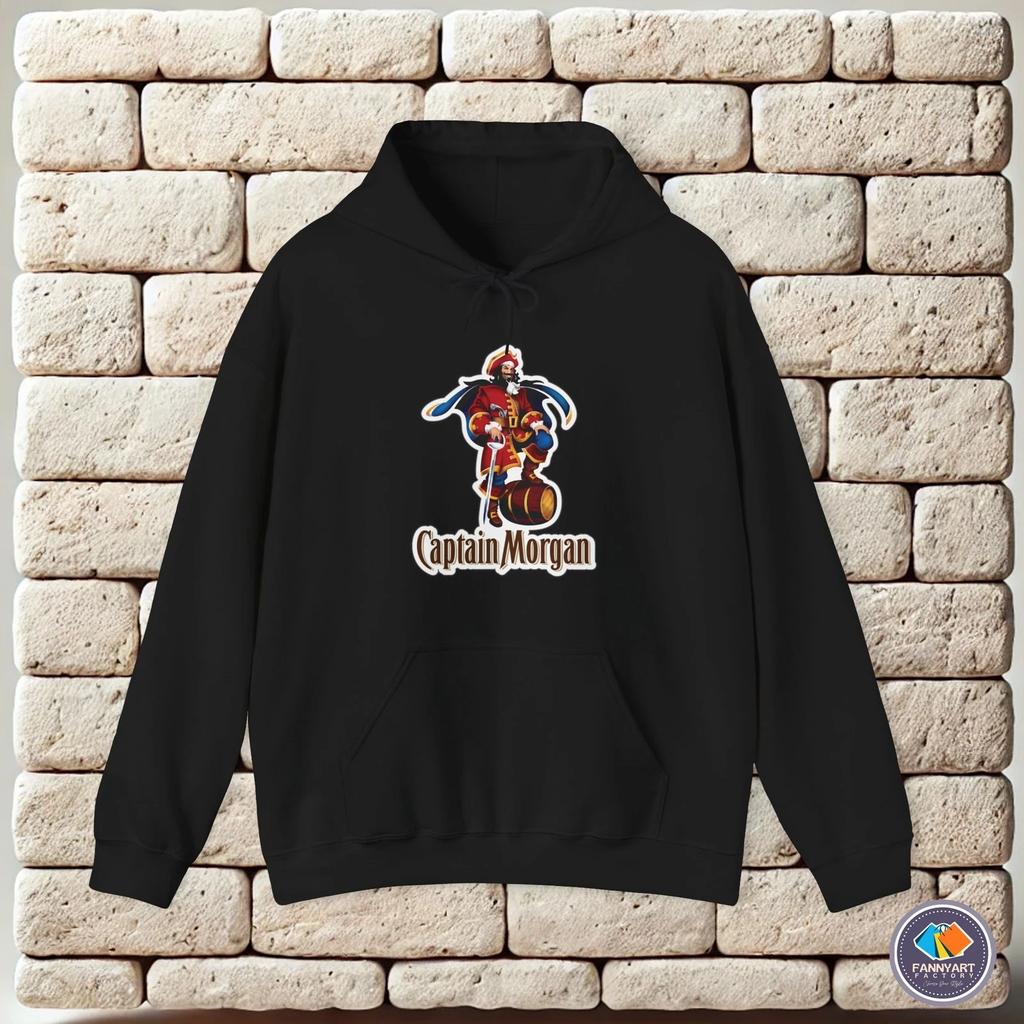 hoodie-Casual Pullover Sweatshirt Captain Morgan