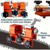 Portable Chainsaw Sharpener Jig Hand Crank Quick Grinding Chainsaw Sharpener Kit Chain Clamp Sharpening Stone Chain Sharpener