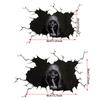 Auto Halloween Schädel Aufkleber Wasserdichtes Abziehbild Aufkleber Kratzmaskierungsaufkleber DIY Aufkleber Auto Fensteraufkleber Vinyl Dekoration