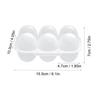 Eggs Holder 6 Eggs Storage Container with Fixed Handle Plastic Eggs Storage Box Outdoor Camping Eggs Carriers