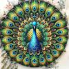 Metall Pfau Wandkunst Außen Innen Dekor Festlich Candyland Thema Party Ornament
