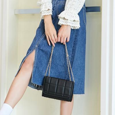 Sac Femme Mode Décontractée Une Épaule Bandoulière Chaîne Petit Sac Carré Nouveau Sac Housse Sac Femme