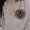 Elegant Flower Brooch Hair Clip Flower Hairpin Stylish Accessory Fashion Lapel Pin Headpieces Gift for Fashion Lover