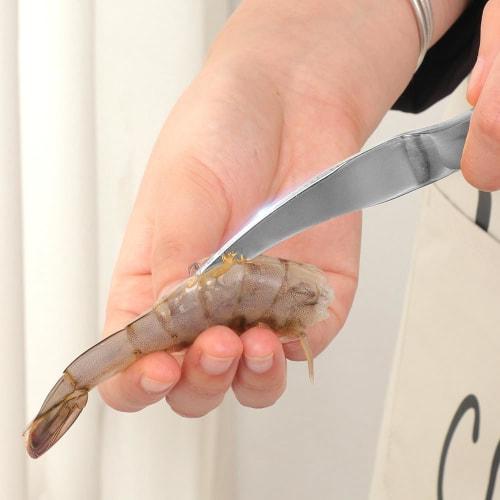 5-in-1 Stainless Steel Shrimp Peeler, Shrimp Peeler Set, Keeps Your Hands Clean, Multifunctional, Can Be Used for More Than Just Shrimp, and for Vario
