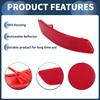 Bumper Reflector Rear Right 7.09"x1.50" Bumper Reflector Side Marker No.81910-30040 for Lexus ES300h 2013-2018 Plastic Red Durable