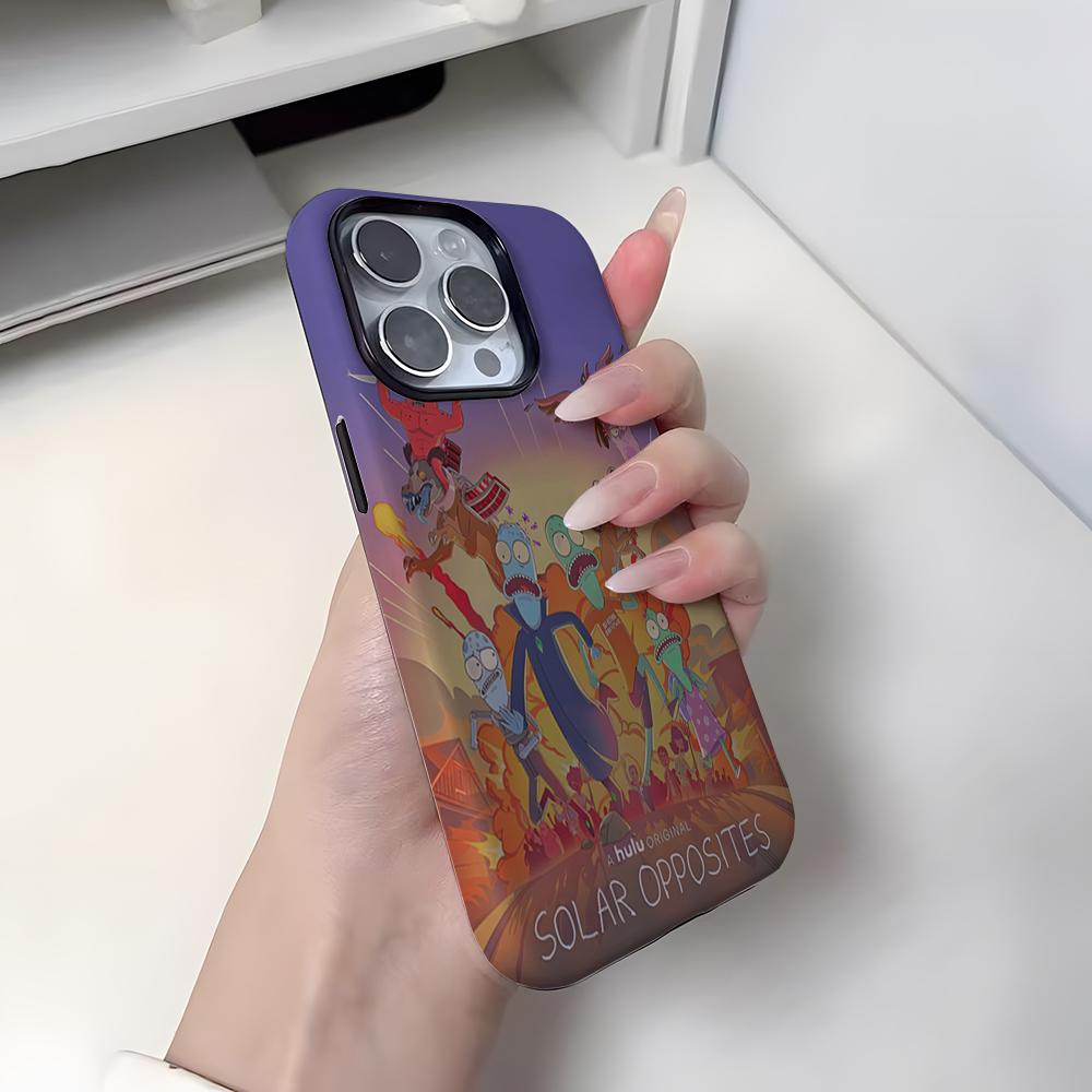 Solar Opposites Pupa Phone Case For Iphone 16 Pro Max 15 13 14 12 11 14 Pro Max 15 Pro Max Two-in-one Cover