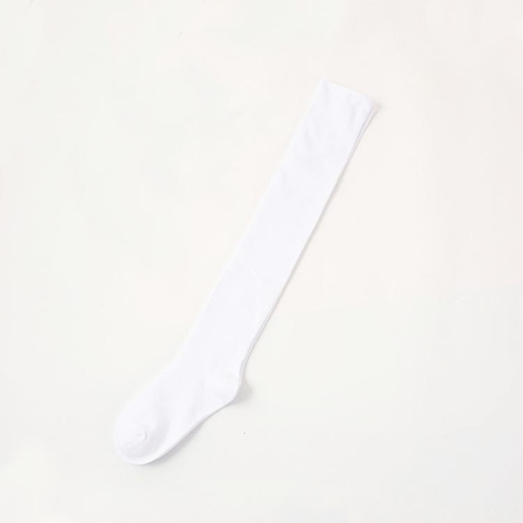 Damen Silikon Kniehohe Baumwollsocken - Atmungsaktiv, Einfarbig, Japanischer Stil für Herbst & Winter