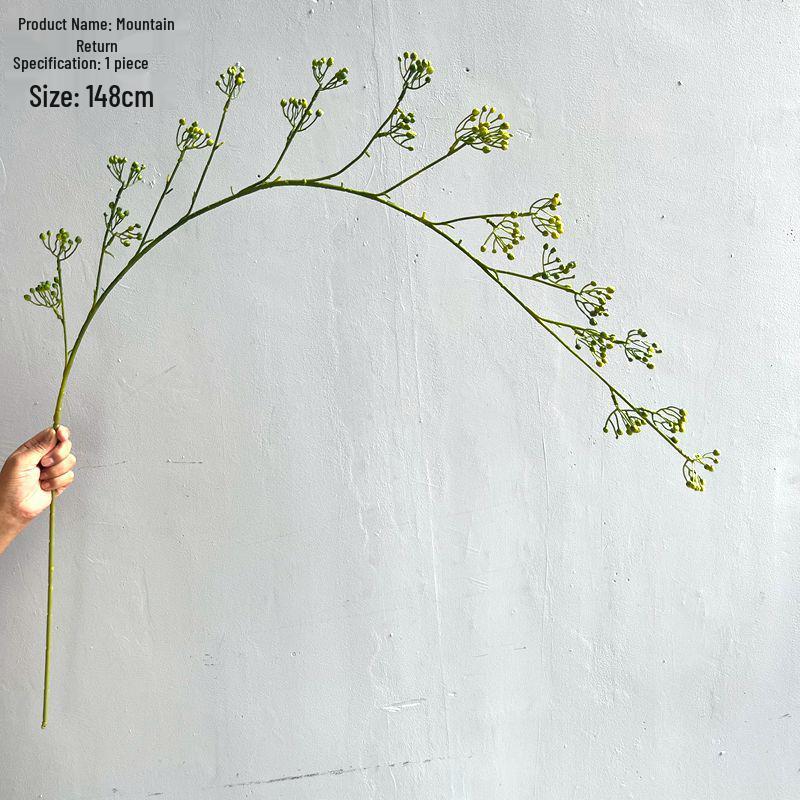 Искусственное свадебное украшение с горными ягодами, акацией и цветочной имитацией