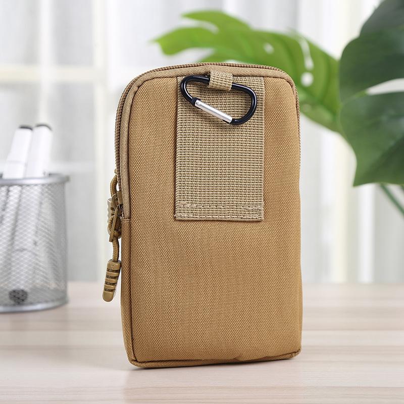 Geantă de talie militară în aer liber cu două straturi Husă pentru telefon pentru bărbați, pentru camping, vânătoare, husă tactică pentru talie LXY