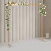 6.6x6.6 Feet Wedding Arch Stand with Bases Easy Assembly Square Garden Arch Metal Abor for Weddings Party Event Decoration