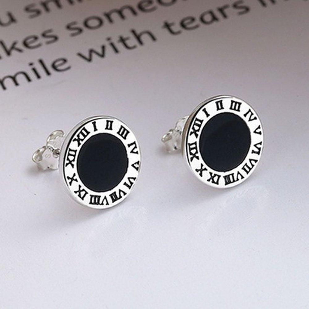 925 Silver Earrings Black Moon Roma E023 Sterling Silver Earrings 925 Silver Earrings Sterling Silver Earrings Silver Earrings Earrings Gift