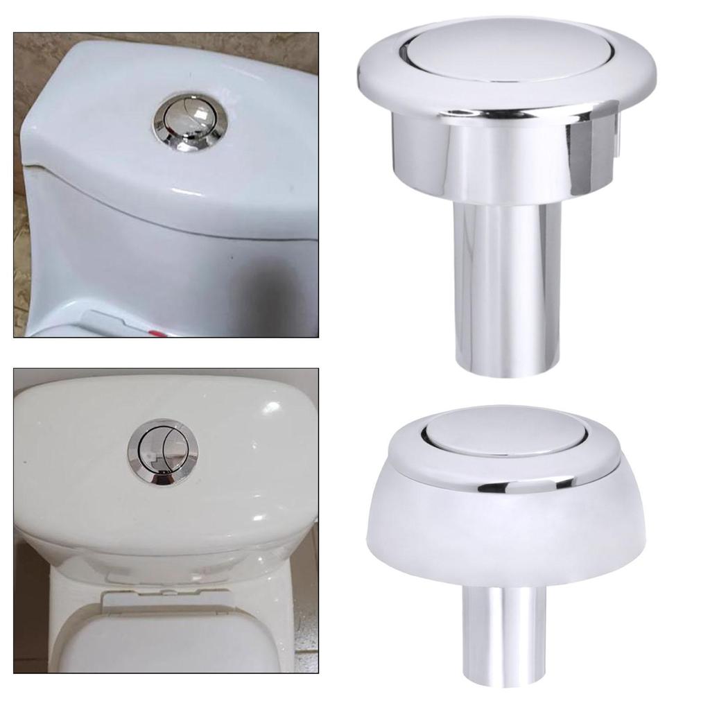 Toilet Push Button Single Flush Stylish Button Toilet Water Tank Button Top Toilet Button Bathroom Toilet Repair Parts for Home