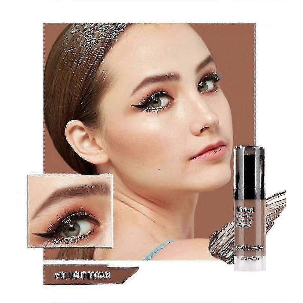 2025 Sace Lady Waterproof Eyebrow Gel Makeup Henna Shade For Eye Brow Tint Natural